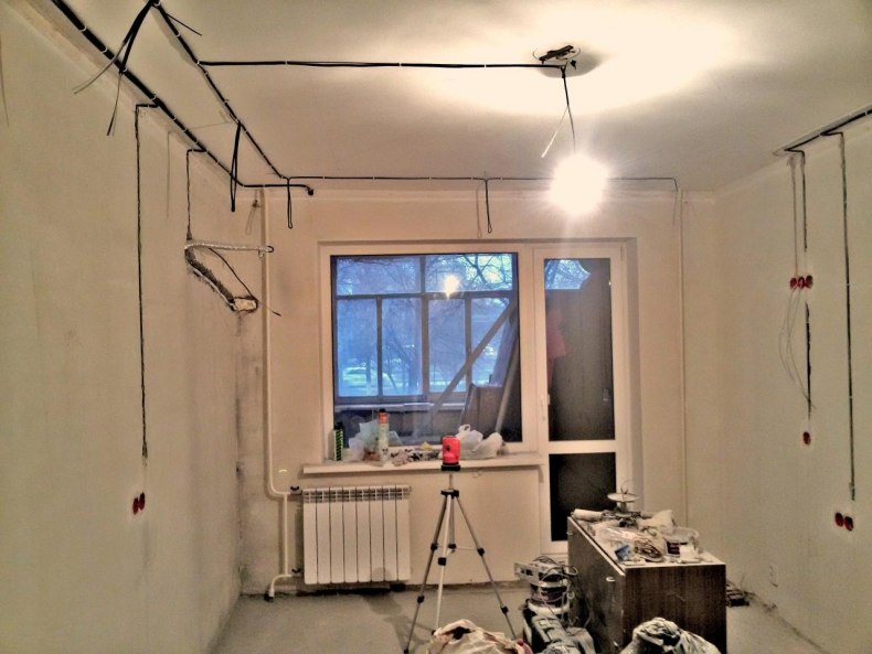 Электрика в однокомнатной квартире Электрика в однокомнатной квартире