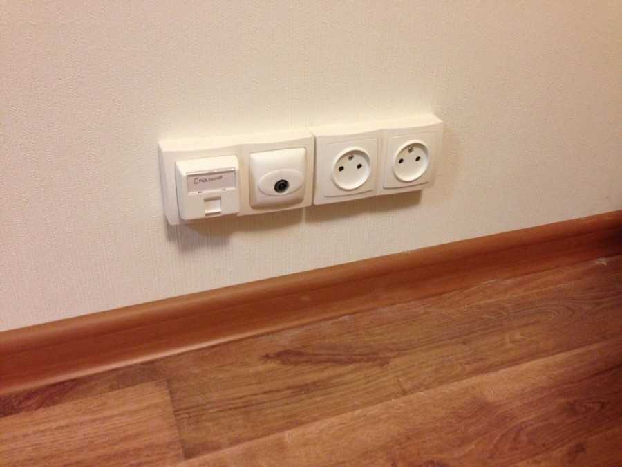 Установка наружной розетки Установка наружной розетки